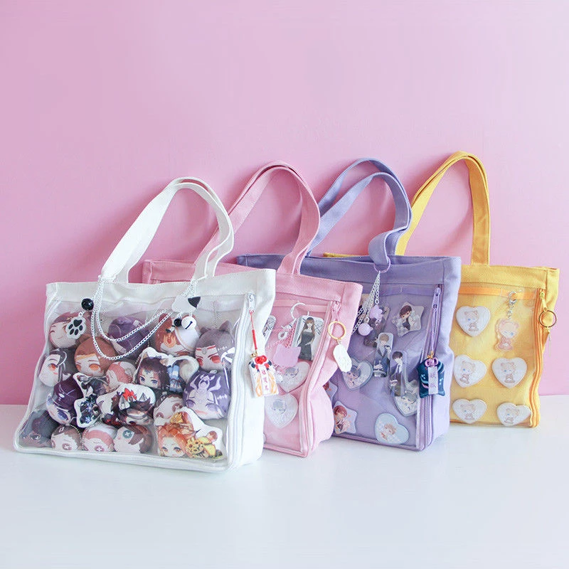 Japanese Sweet Lolita Small Fresh Harajuku Canvas Handbag Shoulder Bag JK Itabag Cosplay