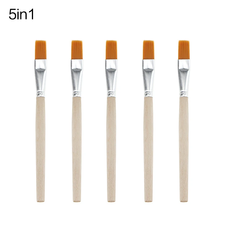 UANME 5 pcs Repair Clean Tools Soft Dust Cleaning Brush with Wooden Handle for Mobile Phone Tablet Laptop PC