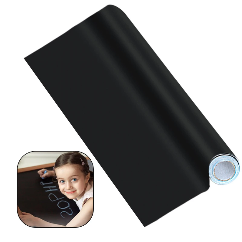 Reusable Removable PVC Blackboard Stickers New Portable Erasable Chalkboard School pizarras Presentation Boards Eco Friendly