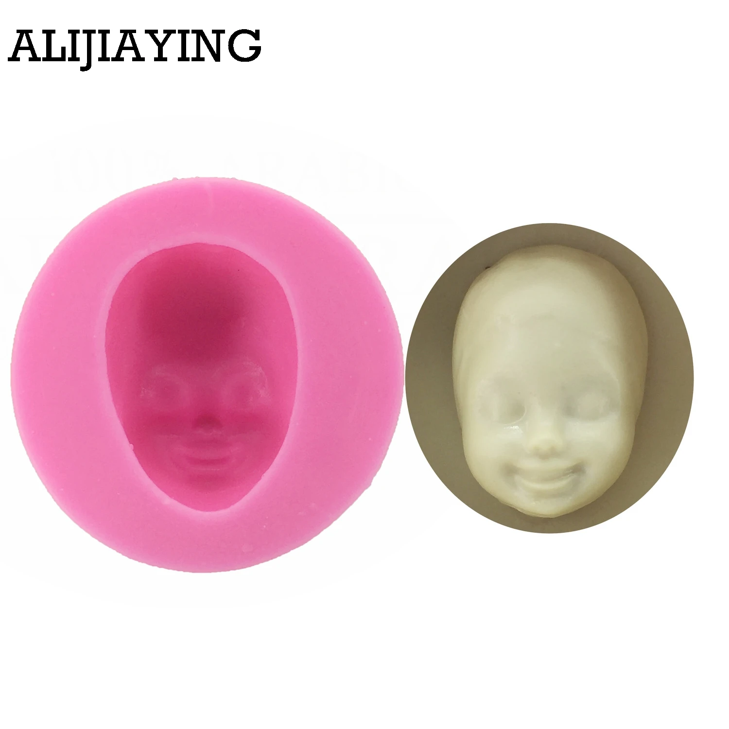 M0885 Baby Face Fondant Chocolate Molds Cake Molds Candy Molds Cake Decorating Baking Tools