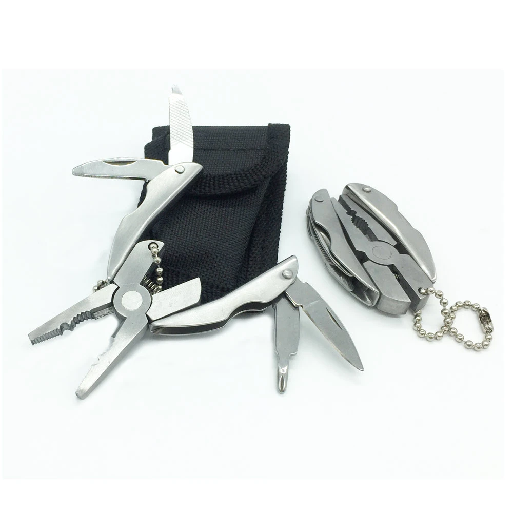 Stainless Steel Outdoor Portable Multitool Pliers Knife Key chain Screwdriver Multi Tools Mini Pliers Herramientas Multi Tool