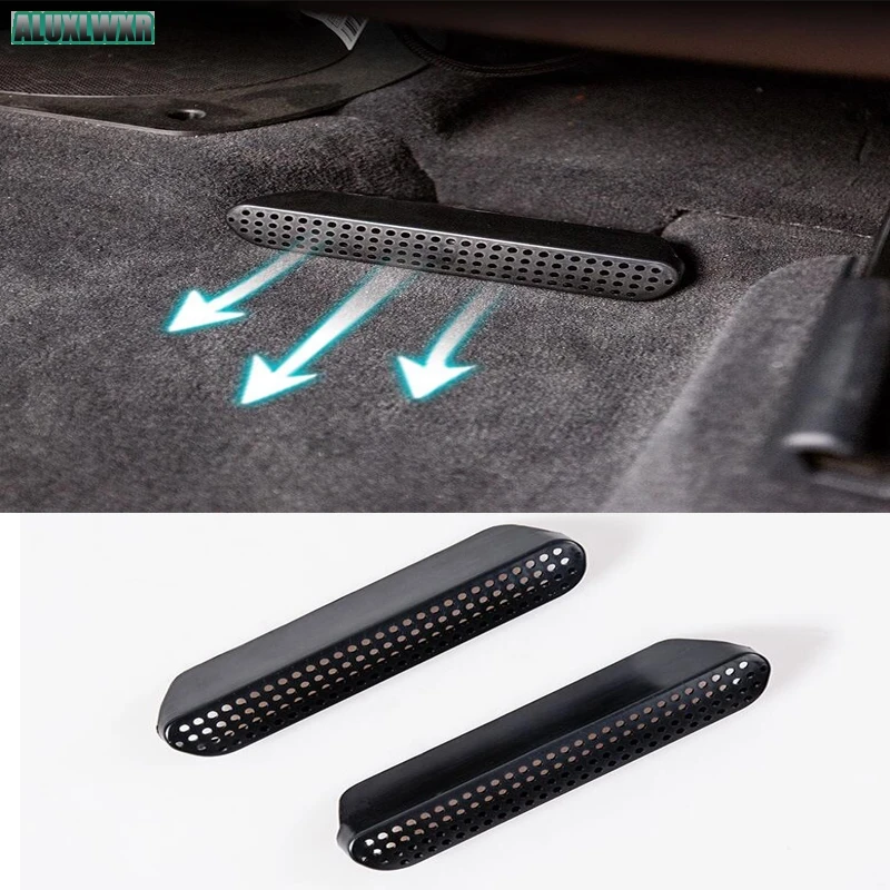 Seat AC Heat Floor Air Conditioner Duct Vent Outlet Grille Cover for BMW X3 G01 X4 G02 2018 2019 2020 2021 2022 Car-styling