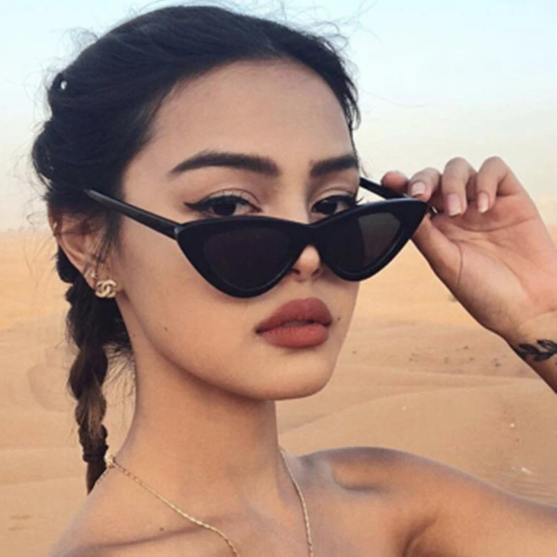 LONSY Retro Cat Eye Sunglasses Women Brand Designer Vintage Sun Glasses For Women Fashion 2020 Eyewear Oculos De Sol Feminino