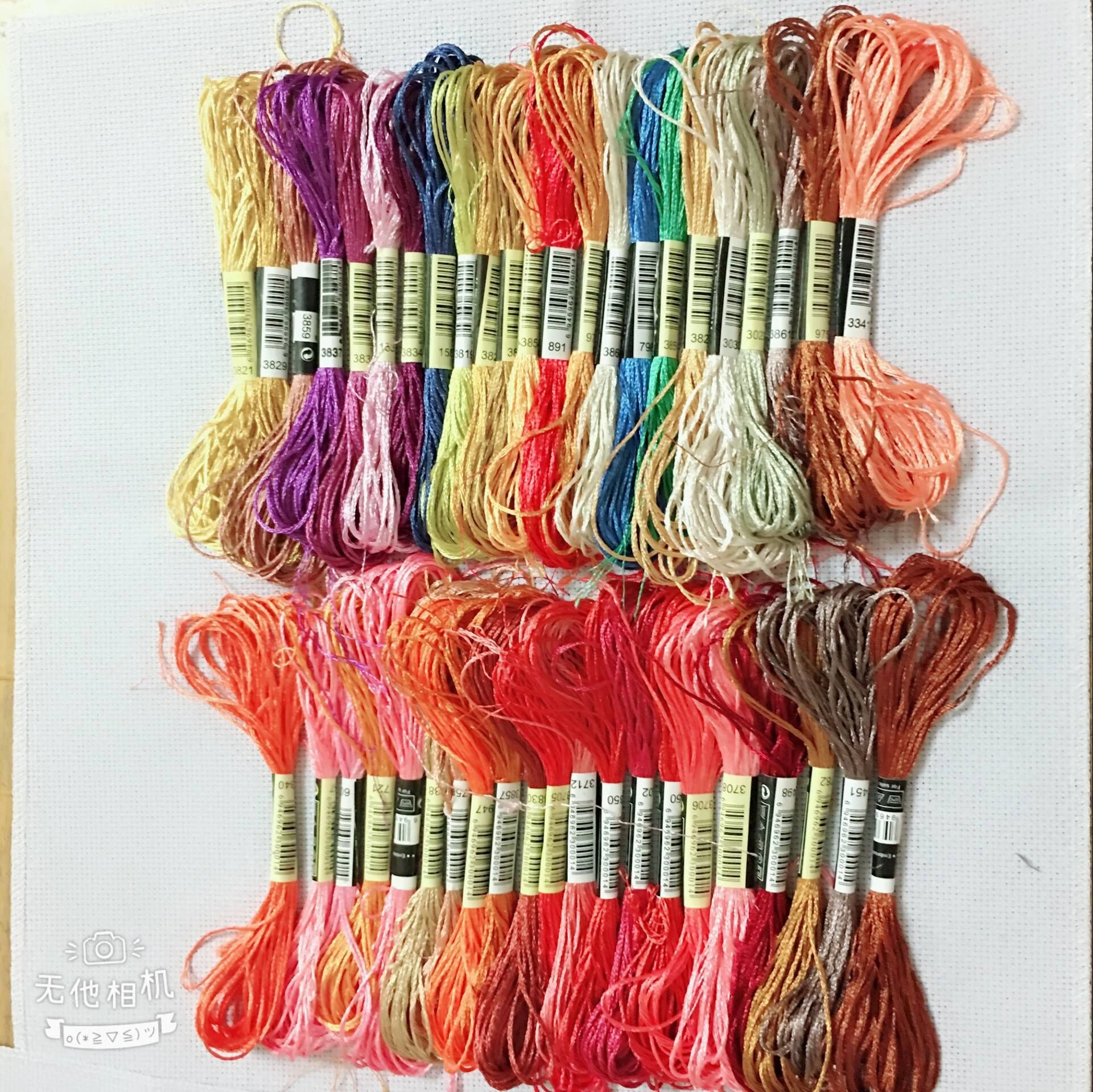 oneroom 10 pieces   thread-silk embroidery thread / embroidery Spiraea / silk line / Hand-embroidered  threads