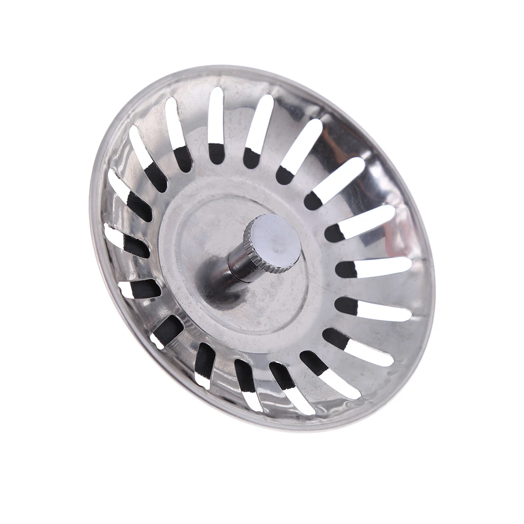 New Kitchen Sink Strainer Stopper Cover Stainless Steel Bathroom Basin Hair Catcher Trap Floor Waste Plug Sink Filtre