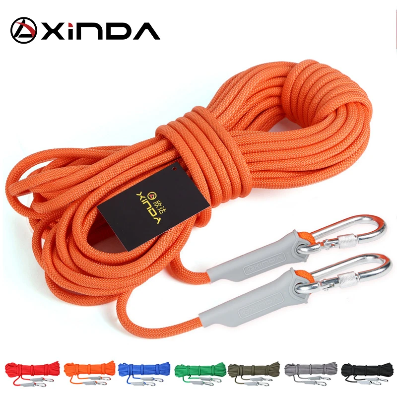 XINDA Professional Rock Climbing Outdoor Trekking Hiking Accessories Floating Rope 9.5mm Diameter High Strength Cord Safety Rope