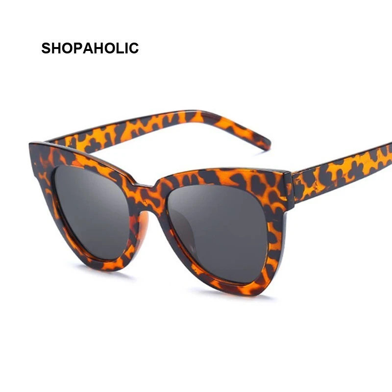 2020 Cute Sexy Ladies Cat Eye Sunglasses Women Vintage Brand Black Sun Glasses For Female Leopard Glasses UV400
