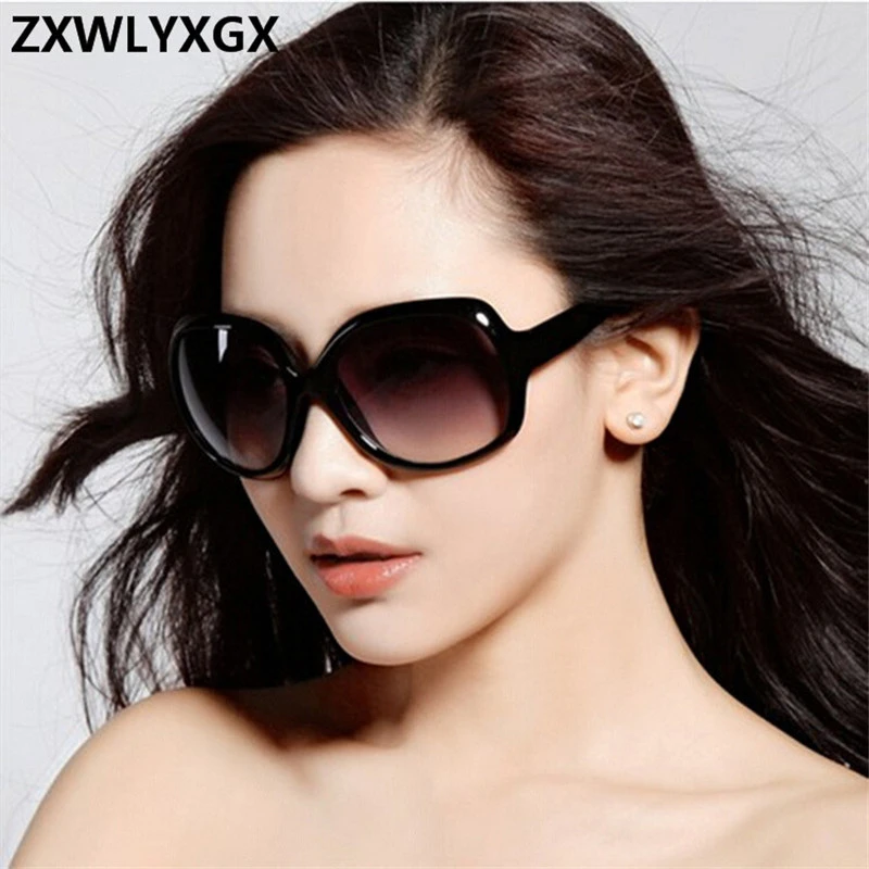 New Mirror Goggle Sunglasses Women Brand Explosion-proof Lens Large Frame Female Sun glasses Women Vintage oculos de sol