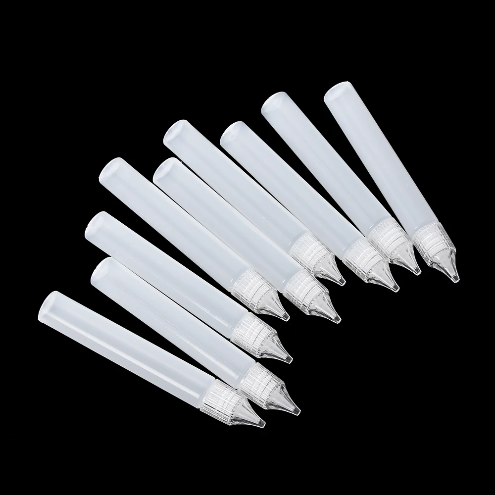 5PCS New Reuse Plastic Glue Applicator Needle Squeeze Bottle for Paper DIY Scrapbooking Paper Plastic Bottle Craft Tool