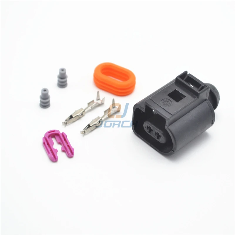 10 Kits Super sealed automotive VW electrical horn plug connector 1.5 series plug 1J0973702