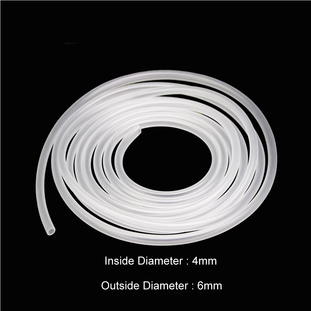 1M 3M 4*6mm Soft silicone Oxygen Pump Hose for Air Bubble Stone Professional Aquarium FishTank Pond Pump Hot Sale 4-6mm