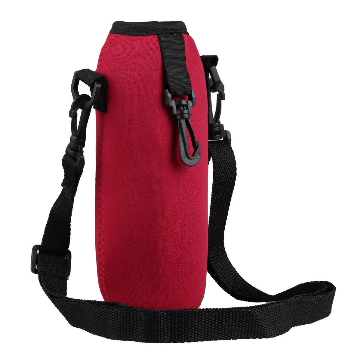 500/750ML Bottle Pouch Adjustabl Shoulder Strap Water Bottle Carrier Insulated Neoprene Water Bottle Holder Bag Case Pouch Cover