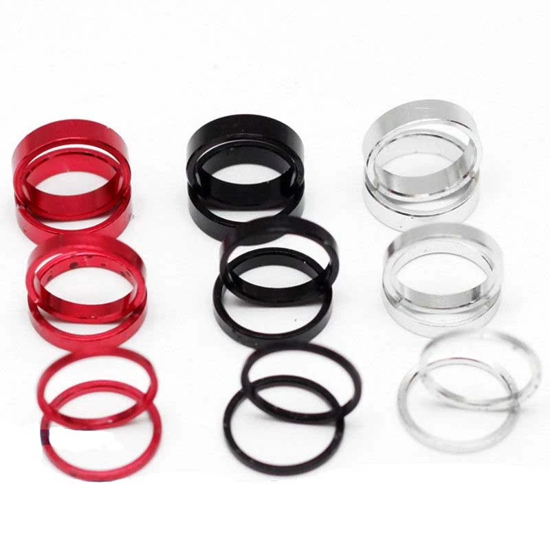 5pcs CNC Alloy Bike Spacer Shim For Bicycle Chainring Bolt 1mm 2mm 3mm 5mm