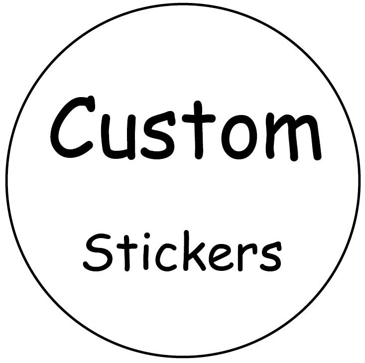 100PCS 3cm or 5cm custom sticker and Customized LOGO/Wedding stickers/Design Your Own Stickers/Personalized stickers