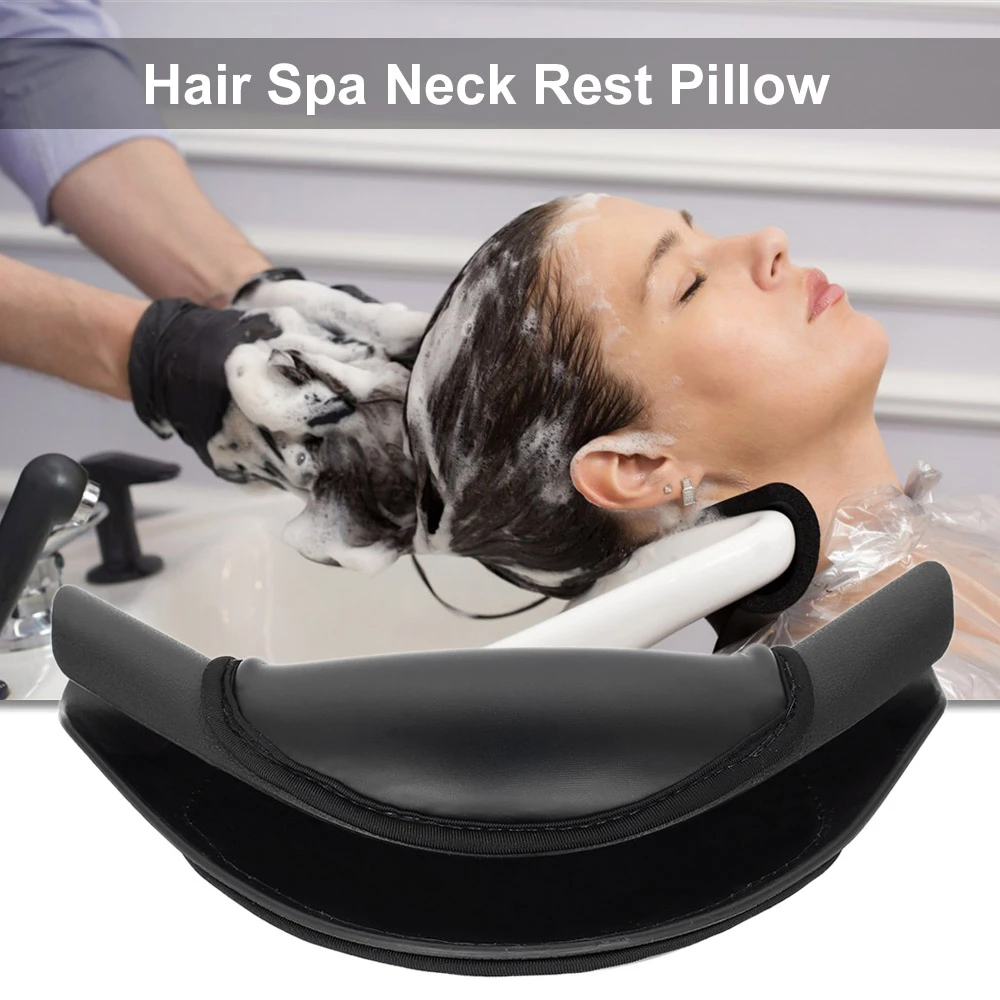 Hair Spa Neck Rest Pillow Salon Shampoo Sink Bowl Basin Gripper For Hairdressing Bowl Soft Silicone Sponge Neck Rest Cushion