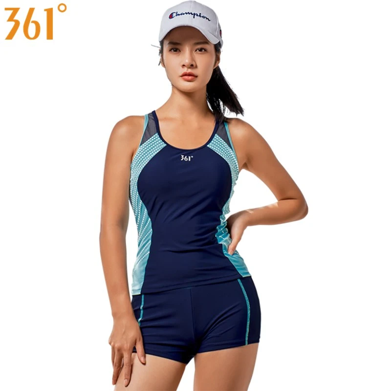 361 Female Swimsuit Two-Piece Suits Sports Tankini Swimsuit Women Swimwear Girls Swim Wear Beach Surfing 2 Pieces Swimming Suit