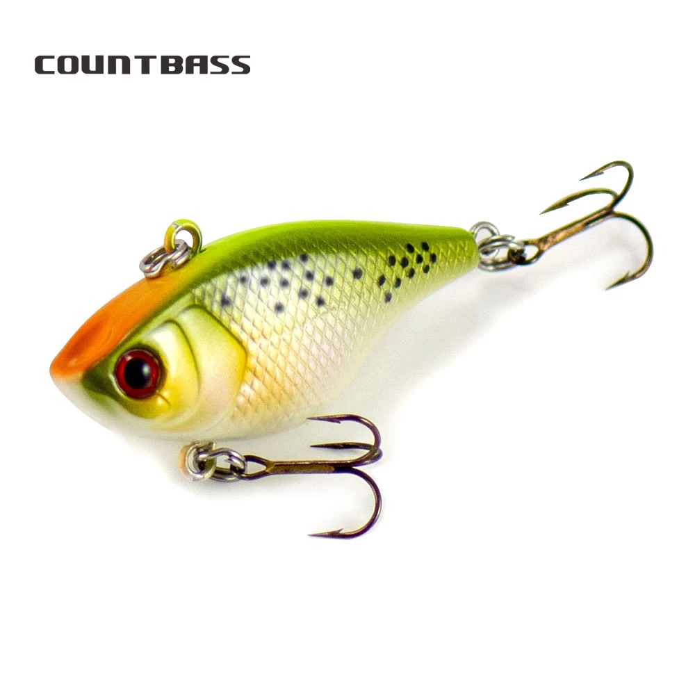 40mm 4.6g Countbass  Vibration Wobblers Hard Baits Lipless Crankbaits Sinking Angler's Fishing Lures for Freshwater