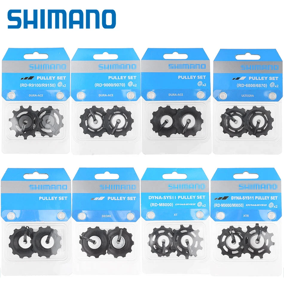 Shimano 11T Rear Derailleur Tension Guide Pulley Set for RD-5700/T6000/6800/6870/7900/R9000/R9070/R9100/M8000/M663//M9000/M9050