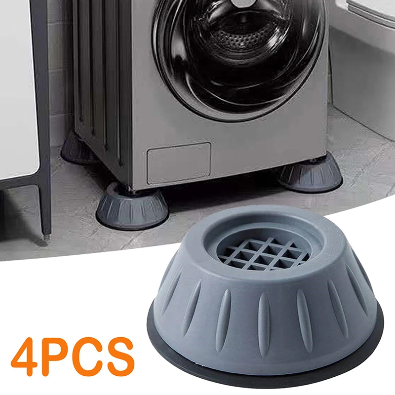Anti Vibration Pads Washing Machine Feet Pads Dampers Rubber Feet Mat Furniture Lifting Foot Base Rubber Pad Refrigerator Stand