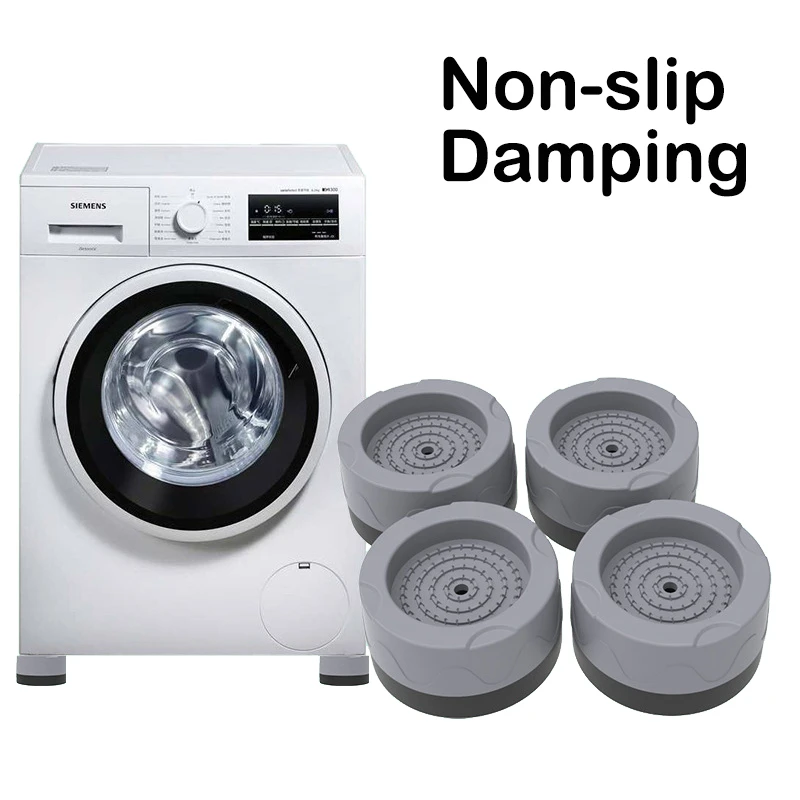 4PCS Anti Vibration Washing Machine Support Pads Washing Machine Feet Universal Furniture Foot Base Wasmachine Dempers Shocksave