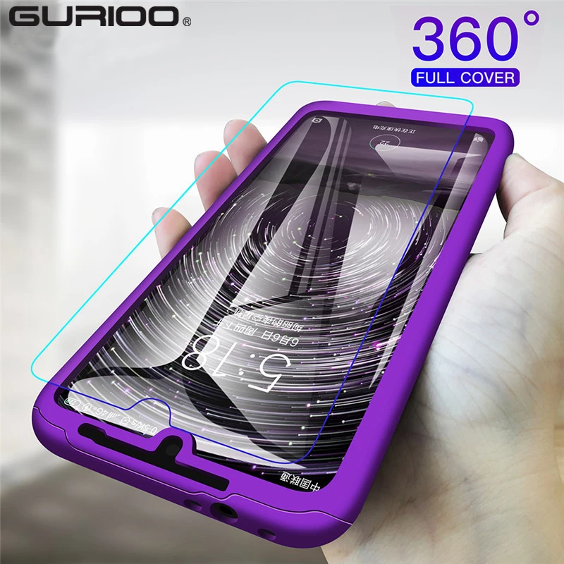 360 Full Cover Phone Case For Xiaomi Redmi 9A 9C 8A 7A 5A 5Plus Note 9 9S 8 8T 7 6 5 Pro Max 4 4X Shockproof PC Hard Cover Coque