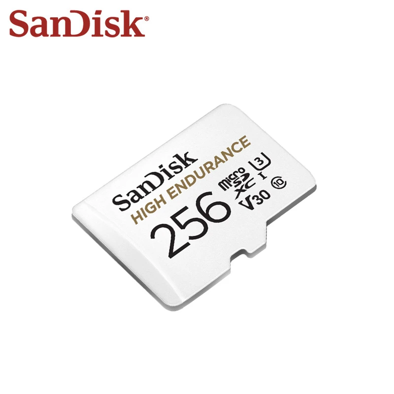 SanDisk Memory Card High Endurance Video Monitoring TF Card 256GB 128GB 64GB 32GB Micro SD Card Up to 100MB/s Flash Card