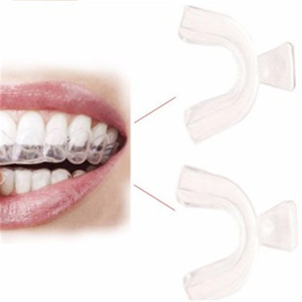 2 Pcs Invisible Orthodontic Braces For Teeth Thermoforming Mouthguard Teeth Trays Tooth Whitener Tools Oral Mouth Care Hygiene