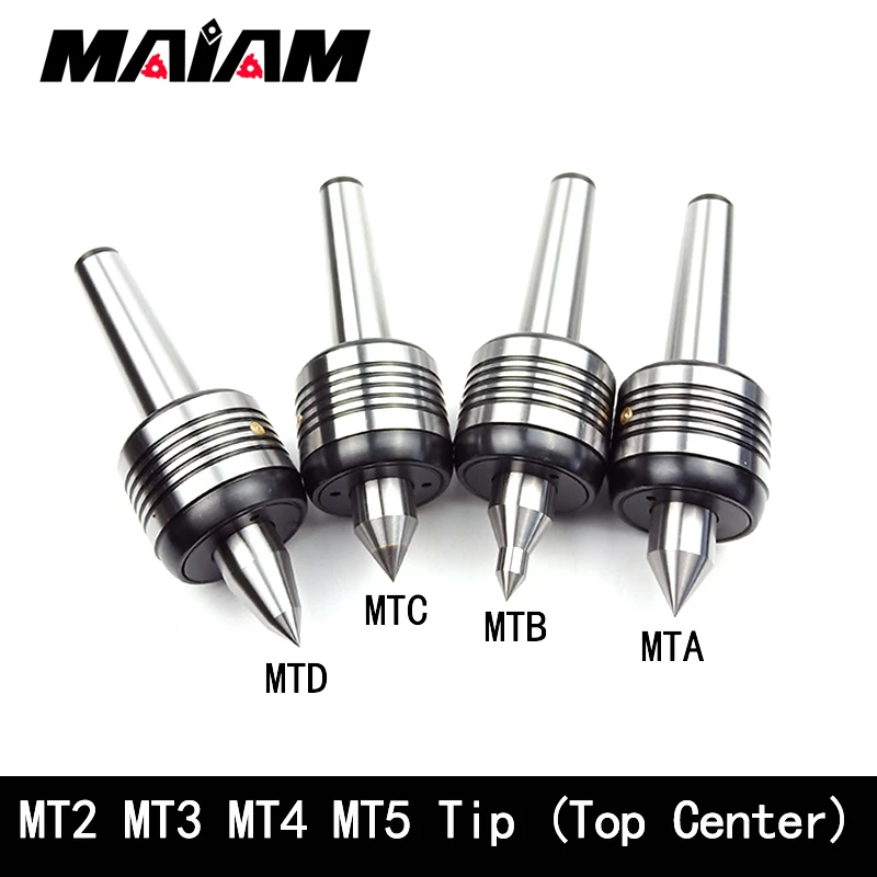 MT2 MT3 MT4 MT5 Morse CNC lathe rotary center standard double cone head Live Center For Morse turning center double top center