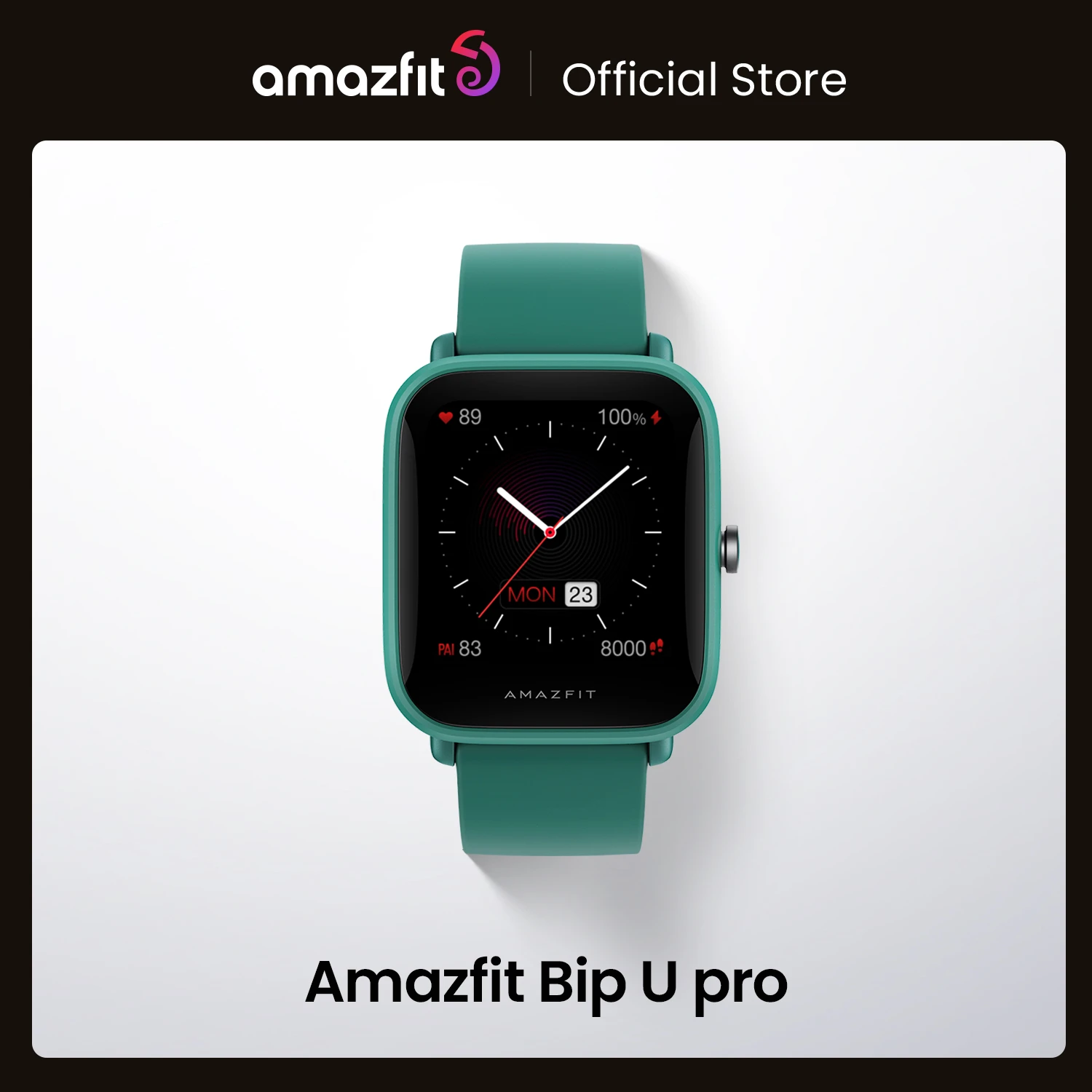 NEW 2021 Amazfit Bip U Pro GPS Smartwatch Color Screen 31g 5ATM Water-resistance 60+ Sports Mode Smart Watch for Android IOS