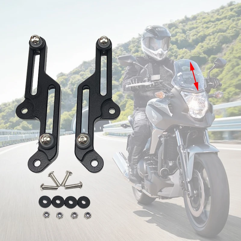 For HONDA NC700X NC750X NC 700 750 X 2012 2012 2014 2015 Motorcycle Windscreen Adjusters Airflow Adjustable Windscreen Wind