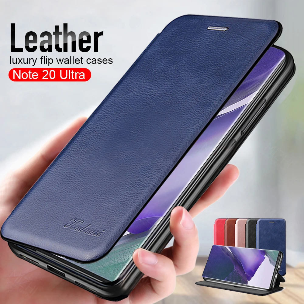 Leather Flip Case for Samsung Galaxy S21 Ultra S20 FE Note 20 ultra 10 Plus 9 8 S10 S9 S8 S7 Cases A50 M31 A51 A71 Wallet Cover