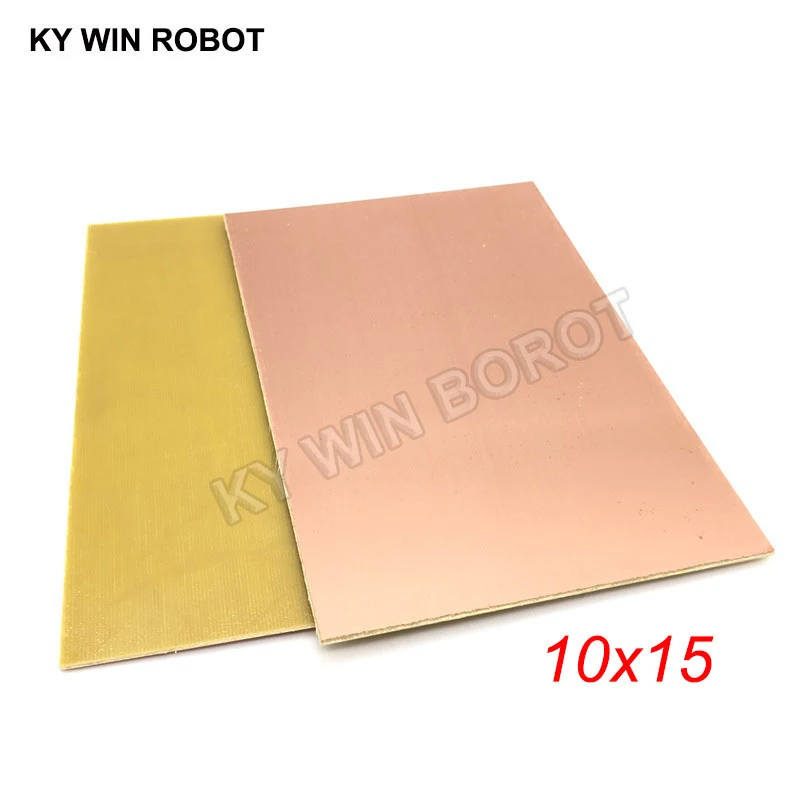 1 pcs FR4 PCB 10*15cm Single Side Copper Clad plate DIY PCB Kit Laminate Circuit Board 10x15cm 100x150x1.5mm