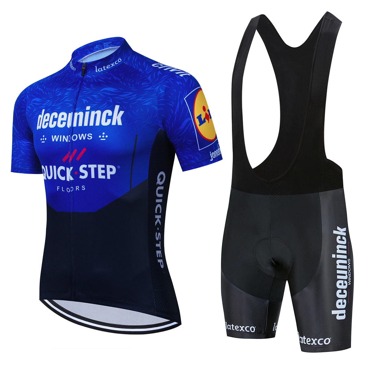 2021 New Quick Step Cycling Jersey Summer Set Team Cycling Clothing Road Bike Suit Bicycle Bib Shorts MTB Maillot Ciclismo Ropa