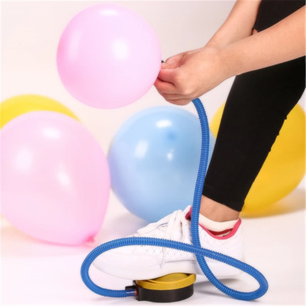 Outdoor Portable Foot Air Pump Inflate Equipment Party Wedding Balloon Inflator Durable Balloon Inflator 95cm Tube length
