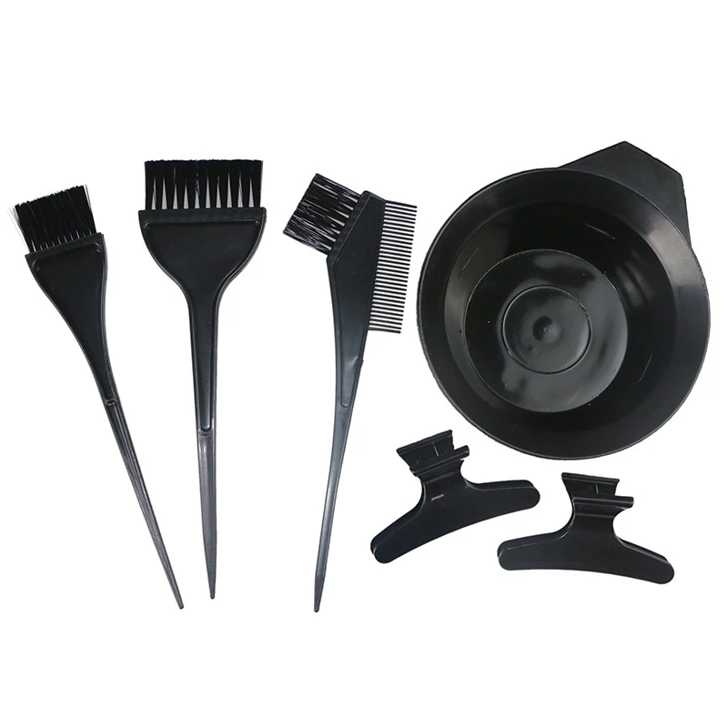 Hair Color Dye Bowl Comb Brushes Tool Kit Hair Dyeing Tools Salon Hairdressing Styling Tint DIY Tool