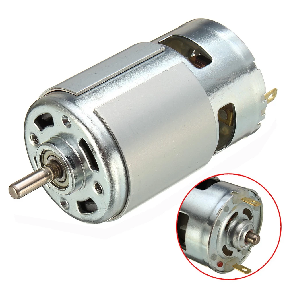 Large Torque 775 DC Motor DC 12V-36V 3500-9000RPM DC Motor Large Torque Gear Motor For Engraving Machine Lathe Tools