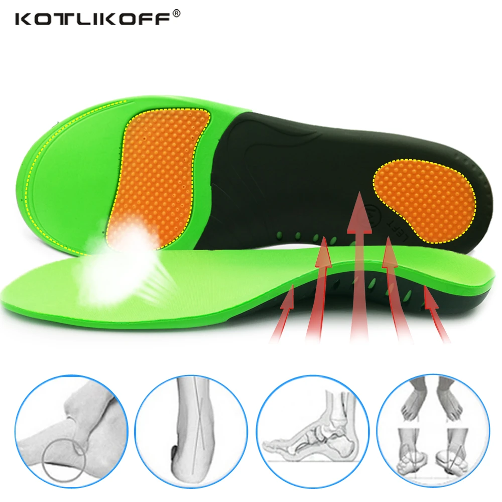 Best Orthopedic Shoes Sole Insoles For Shoes Arch Foot Pad X/O Type Leg Correction Flat Foot Arch Support Sports Shoes Inserts