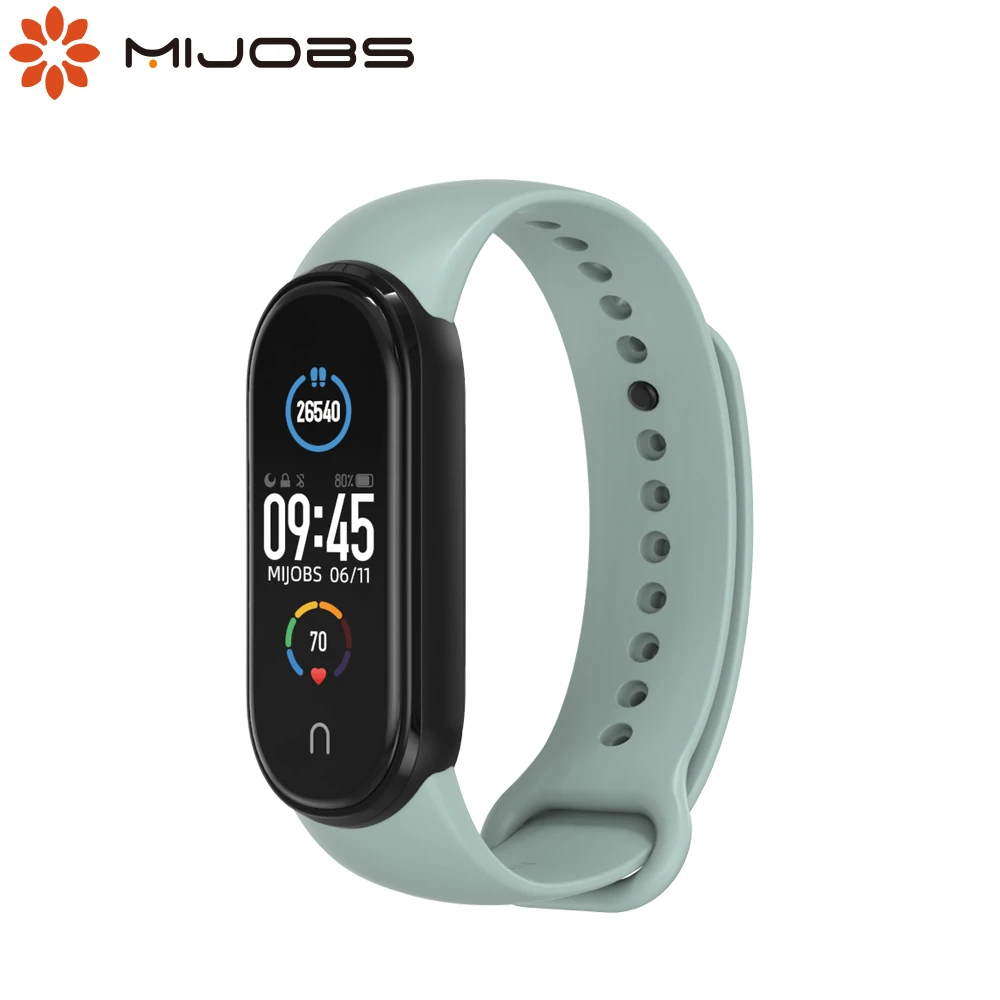 Strap for Mi Band 6 5 4 3 Silica Gel Bracelet Mi Band 5 Wristband Silicone for Xiaomi Miband 6 Waterproof Xiomi Pulseira Correa