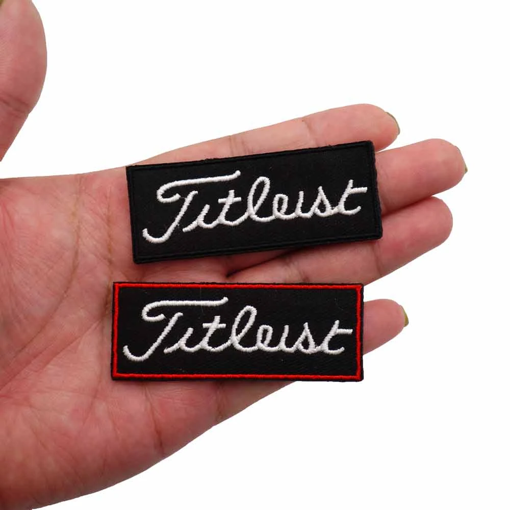 Titlest golf Patch embroidered iron on stickers mini applique military custom DIY patches for caps t-shirt clothing decoration