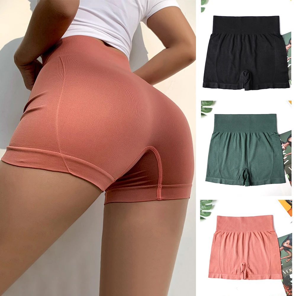 Shorts female Women's High waist shorts summer Female Gym Leggings Women's Yogaes Cycling Sports Shorts