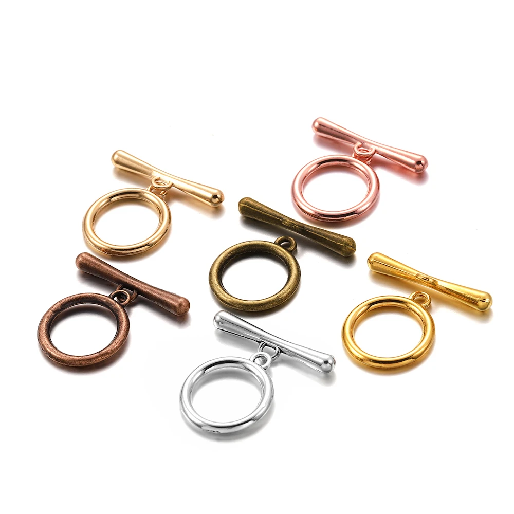 10/20set/lot Metal OT Toggle Clasps Hooks Connectors For DIY Bracelet Necklace Jewelry Findings Making Accessories Supplies