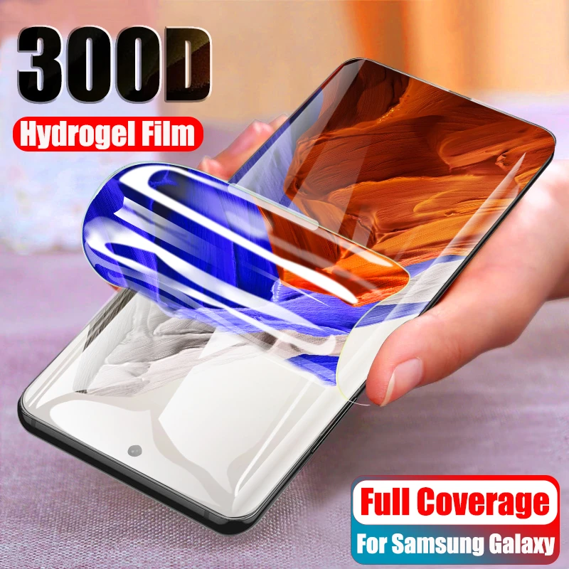 300D Hydrogel Film For Xiaomi Mi 11 Ultra 10 Pro Lite Screen Protector Note 10 10T Pro 11i 9T 9 8 9 SE 10 T A2 A3 Mi11 Not Glass