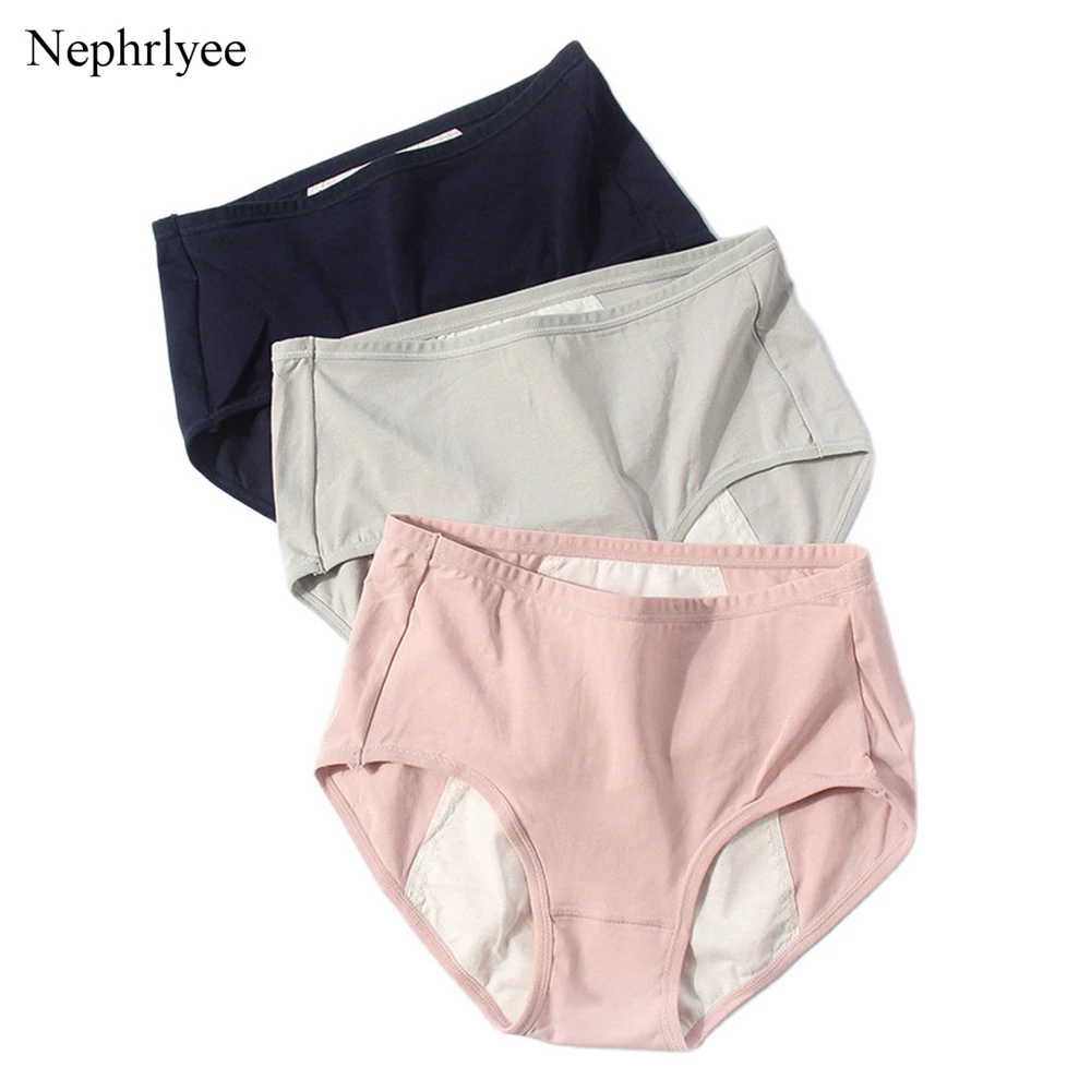 2021 New Arrival Cotton Physiological Period Leak Proof Menstrual Panties Women Breathable Soft Underwear Sexy Breifs Femme P293