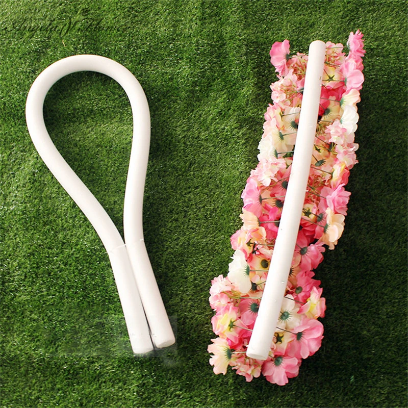 DIY Foam strip wedding flower arrangement base cylindrical white stick solid round curtain flower ball sponge flower wall props