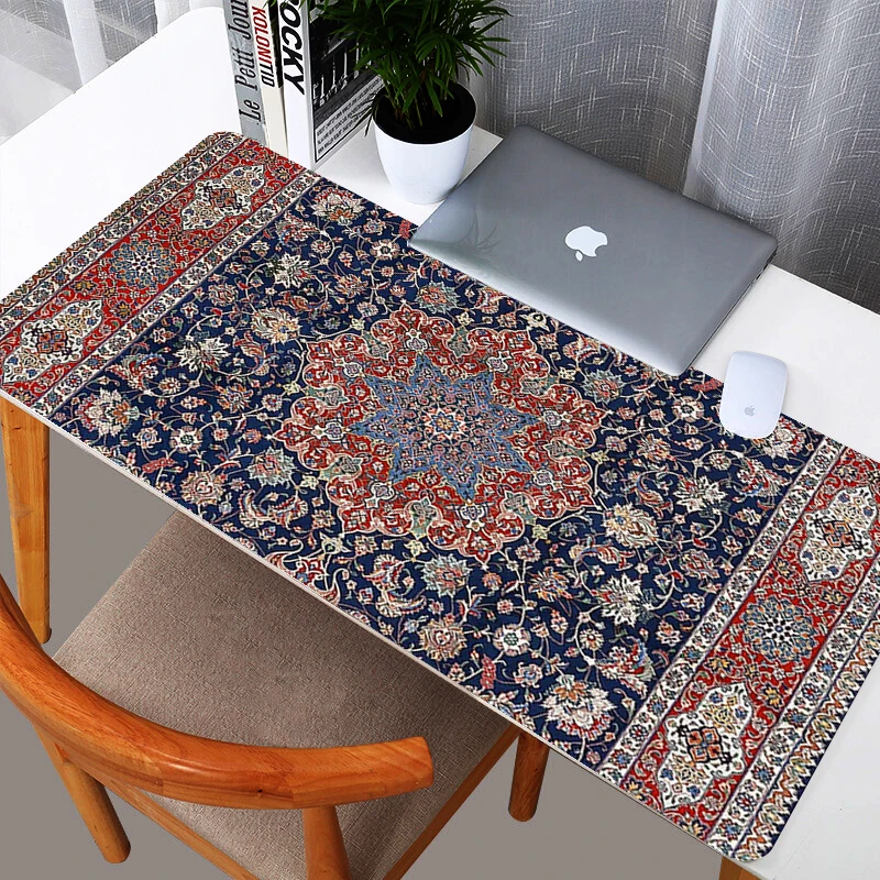 Beautiful Persian Carpet Design Keyboard Mat Large Extended Mousepad Printing Unique Gaming Player Mouse Pad Szie MousePad