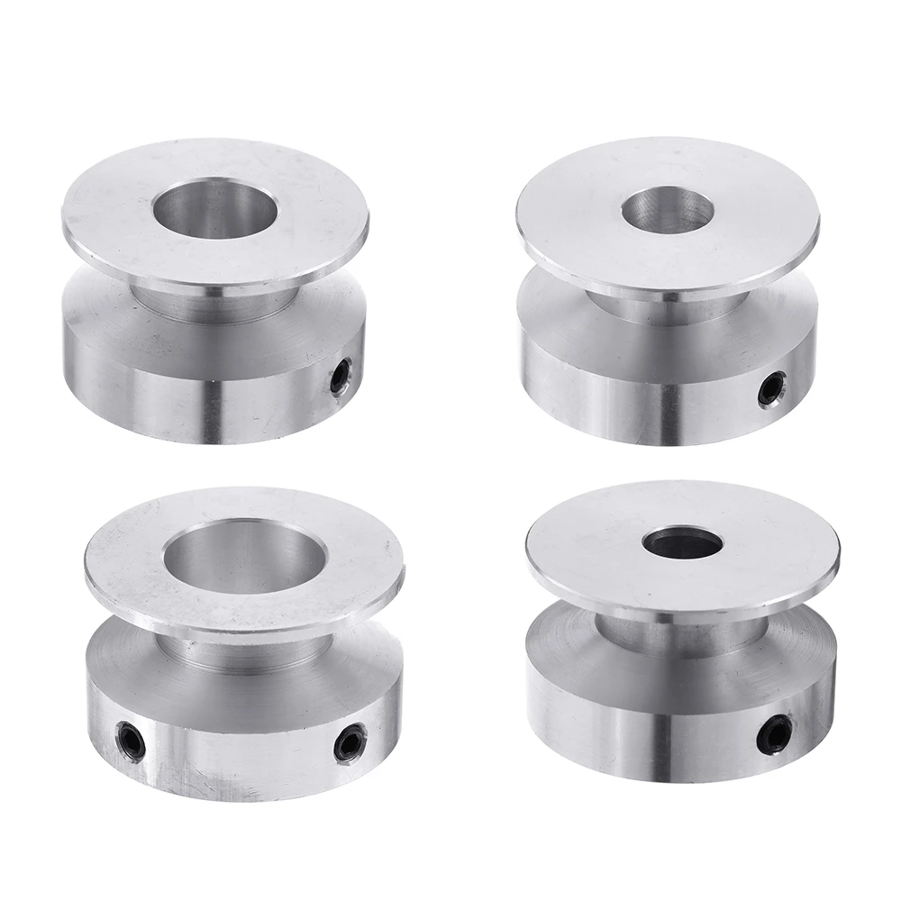 40MM Single Groove Pulley A Type Spindle Pulley Wheels 8-20MM Fixed Bore for Spindle Motor Round Belt