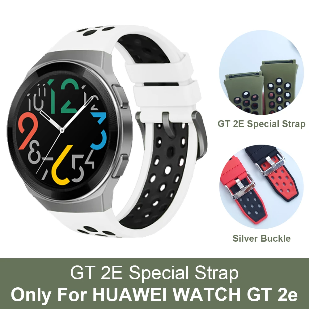 For HUAWEI WATCH GT 2e Special Strap Silicone Band for HUAWEI GT2E Smartwatch Watchband Bracelet Correa ремешок Official Style