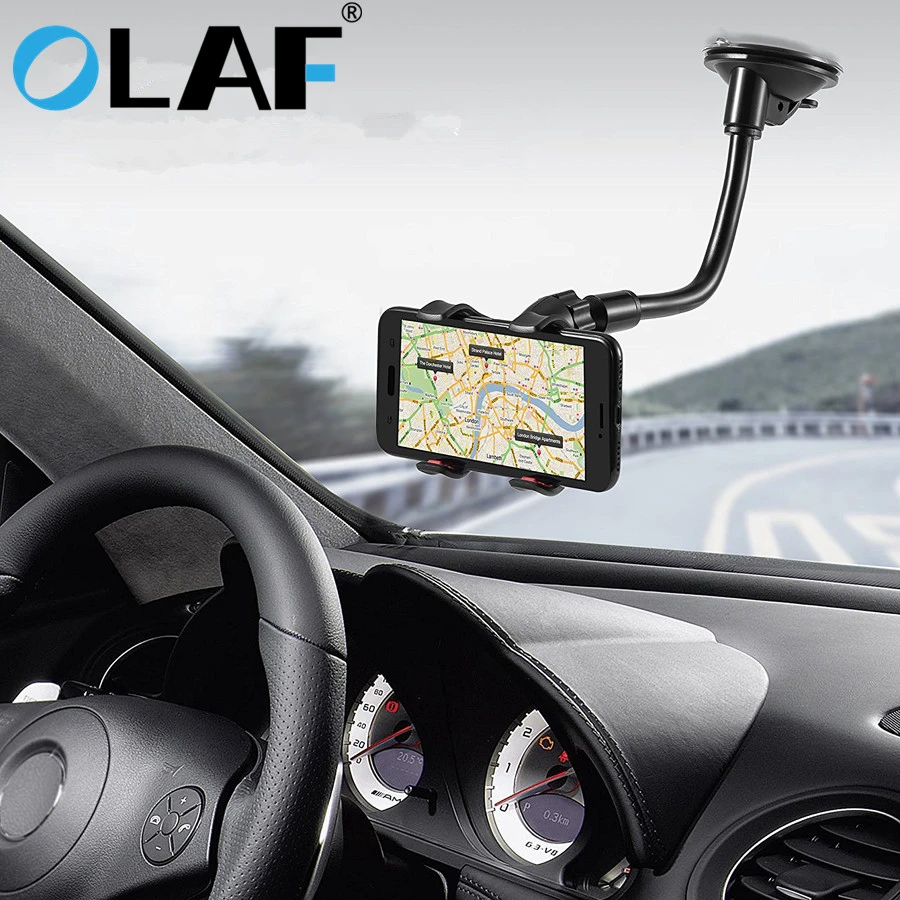 Olaf Phone Car Holder Flexible 360 Degree Rotation Mount Windshield Mobile Phone Holder For phone Car Phone Holder Support GPS