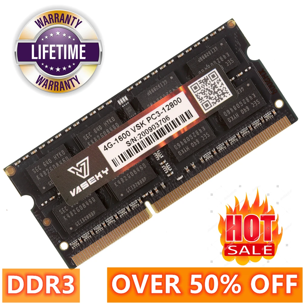 DDR3 Lifetime Warranty Laptop Memory RAM 4GB 8GB 2GB 1333 1600 MHZ Notebook Sodimm DDR3L 2 4 8 GB 1333mhz 1600mhz DDR 3 Memoria