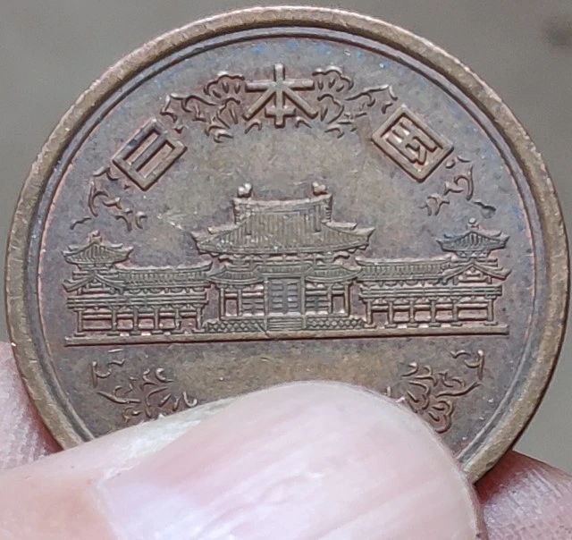23.5mm Temple Japan ,100% Real Genuine Comemorative Coin,Original Collection